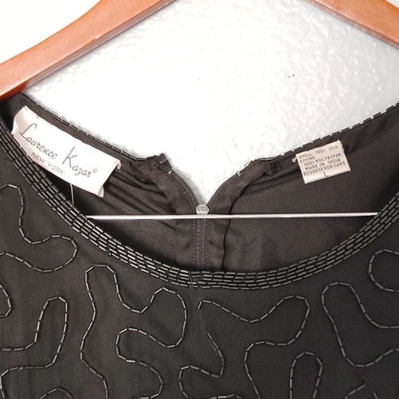 Lawrence Kazar Sequined Dress made in India size Large - Picture 2 of 12